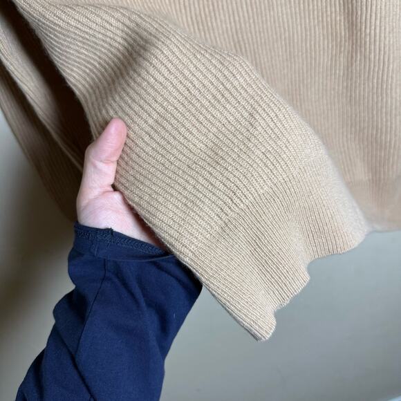 NWT Vineyard Vines 100% cashmere QZ-SC Fisherman Quater in Camel Zip XL - Picture 3 of 9